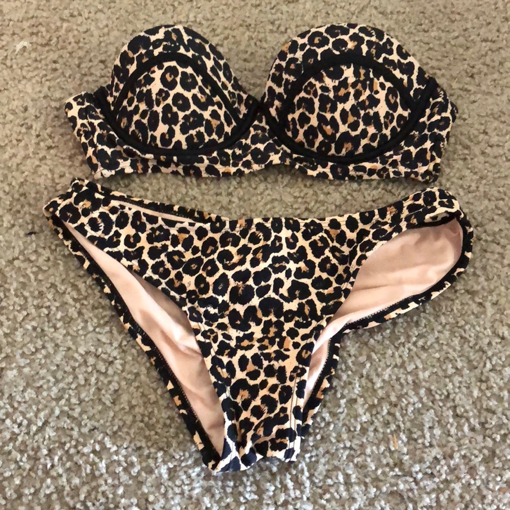Cheetah print bikini